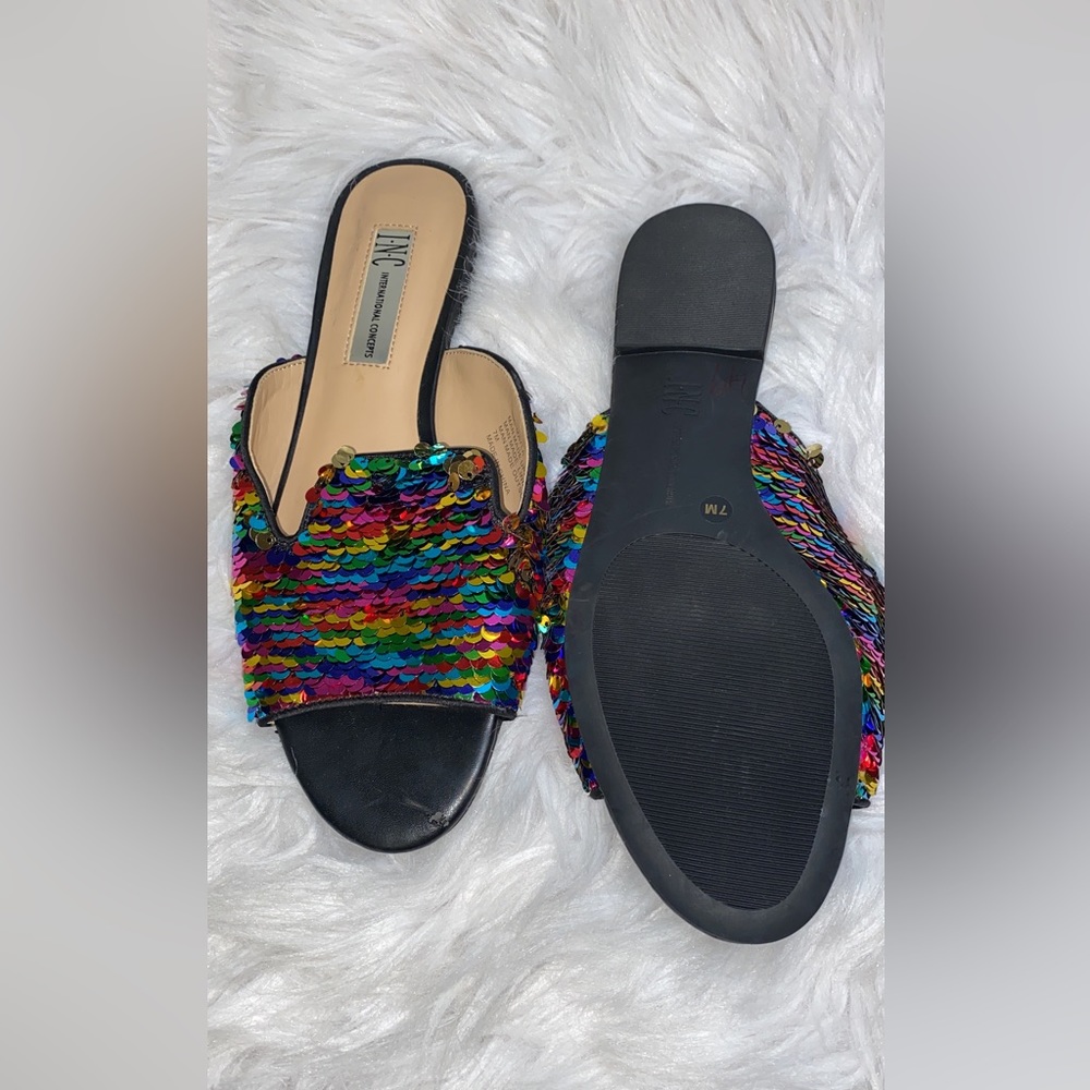 Fashion Slippers Sequins Casual Sandals - Picture 3 of 6
